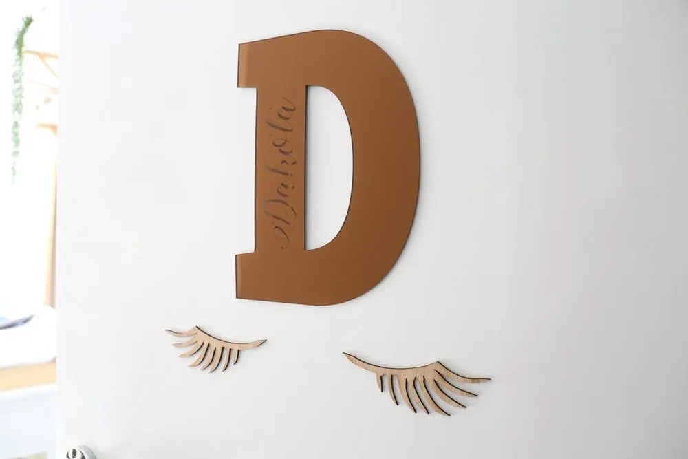 Eyelash Wall Decals - Bamboo (Set of 2)