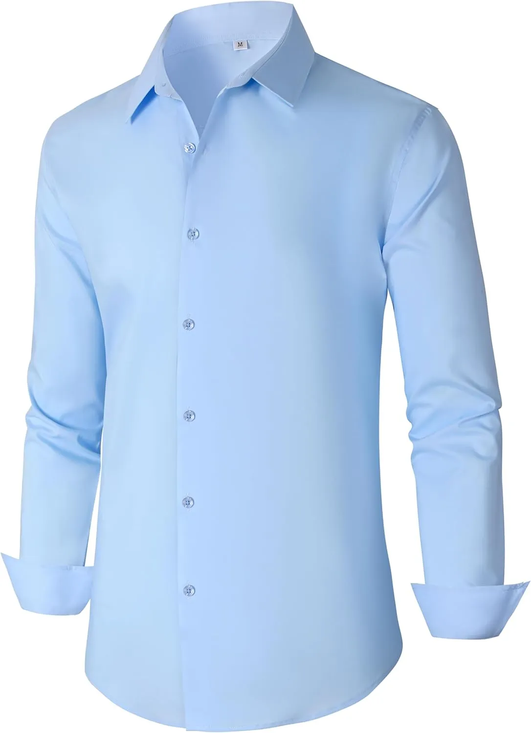 Mens Dress Shirts for Men Long Sleeve Wrinkle Free Button Down Shirt Formal Business Casual Shirts