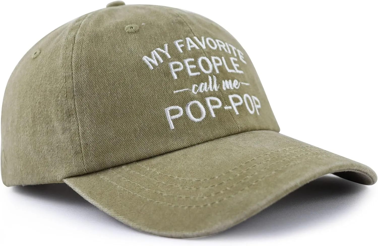 My Favorite People Called Me Pop Pop Pa Pa Uncle Hat, Funny Embroidered Father Day Birthday Gifts Baseball Cap